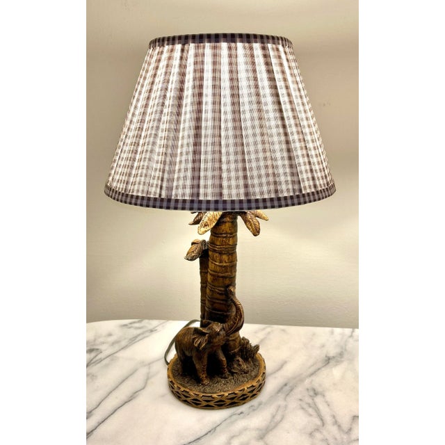 Pair of Elephant Safari Table Lamps For Sale - Image 9 of 9