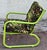 Vintage Garden Chair in Green Tubular Steel, 1980s, in Very Good conditions. Designed 1980 to 1989