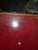 Wood Vintage Mid-Century Regency Mahogany Leather-Top Two-Tier Side Table For Sale - Image 7 of 12