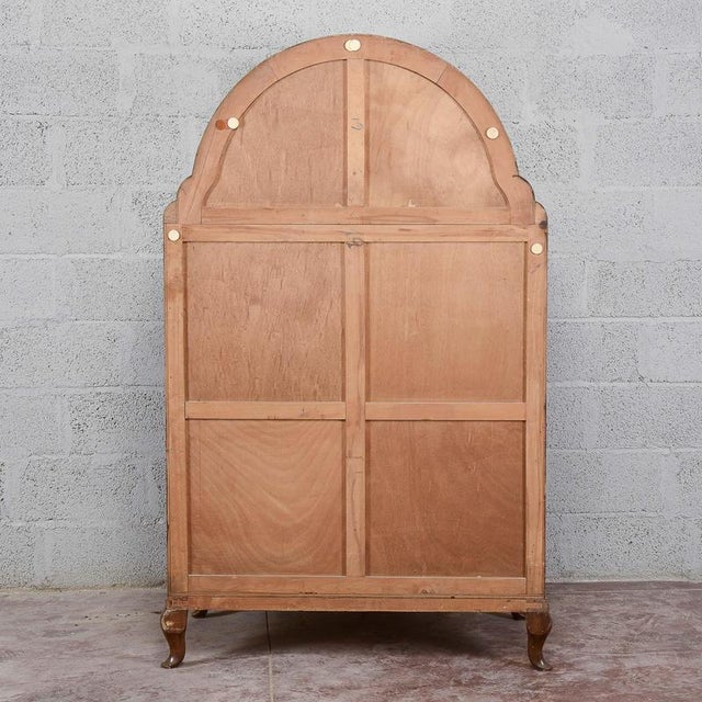 Brown Art Deco Two-Door Cabinet with Shelves and Drawers For Sale - Image 8 of 18