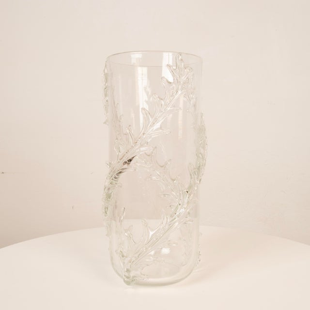 Monumental Piumato Vase from Barovier E Toso, 1940s For Sale - Image 13 of 18