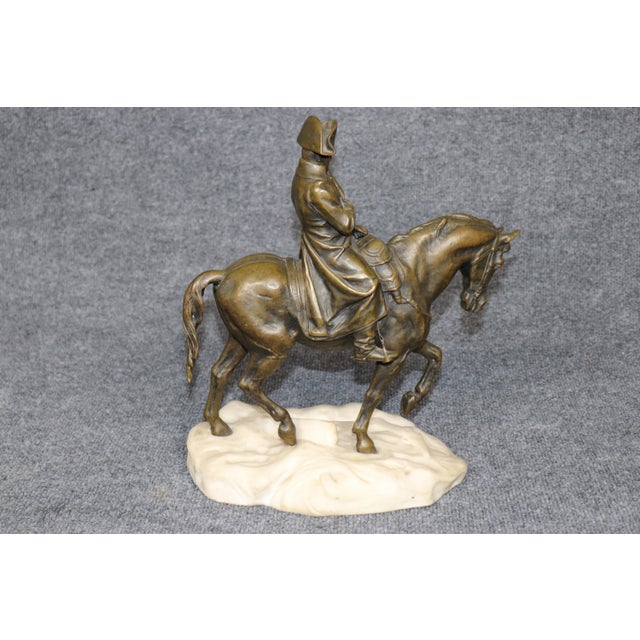 Late 19th/Early 20th Century Bronze Figure of Napoleon on Horseback A handsome and evocative late nineteenth- to early...