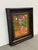 Design Plus Gallery presents a Framed Impasto Flower Bouquet Painting. This expressive still life depicts a lively...