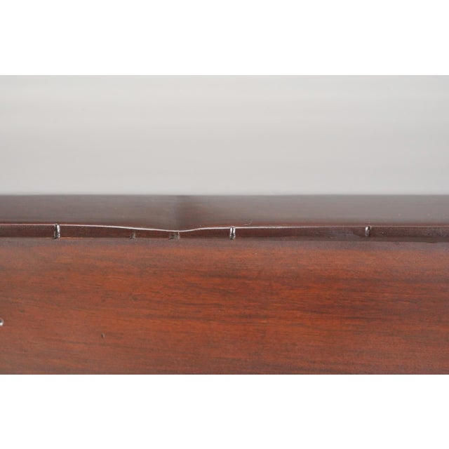 Mid 20th Century Chippendale Carved Wooden Sofa Accent Table For Sale - Image 12 of 16