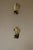 Vintage Brass Sconces with Blue Flower Shape Bobeche, Set of 2 For Sale - Image 5 of 18