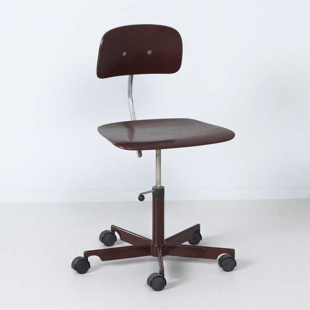 Metal Kevi Office Chairs by Jørgen Rasmussen for Kevi A·S, 1970s, Set of 4 For Sale - Image 7 of 12