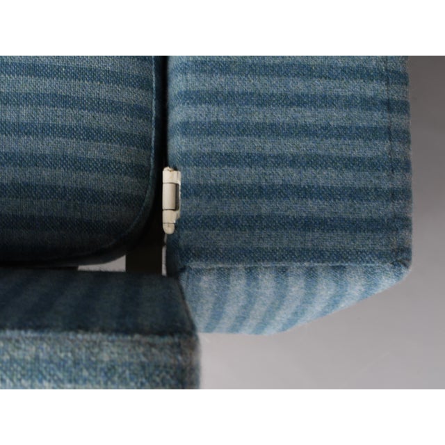 Mid-Century Dutch Steel and Wool Sofa Bed, 1960s For Sale - Image 17 of 18