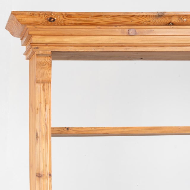Late 19th Century 19th Century Tall Danish Pine Shop Apothecary Cabinet Bookcase For Sale - Image 5 of 12