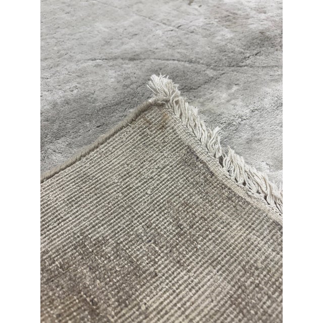 Restoration Hardware Azore Silk Rug — 9’ x 12’ Hand-Knotted Silk, Linen & Wool | Luxe Density | Staging-Only Use...