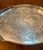 Antique Edwardian Silver-Plated Engraved Tea Tray with Pierced Gallery, 1900 For Sale - Image 13 of 15