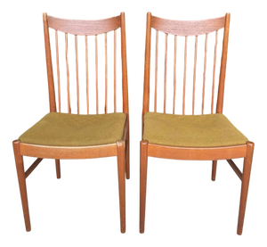Danish Dining Chairs in Teak by Arne Vodder for Sibast, 1960, Set of 2