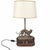 Vintage Table Lamp with Greyhound For Sale - Image 3 of 9