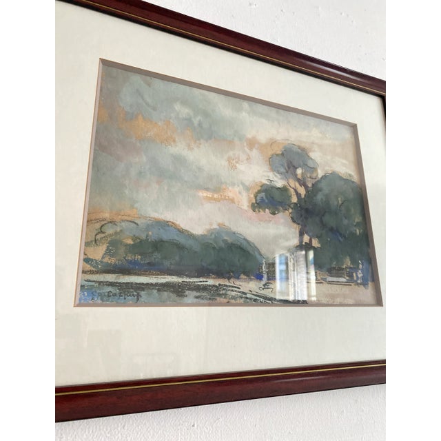Paul Corpus, Versailles, 1920s, Gouache and Watercolor, Framed For Sale - Image 12 of 17