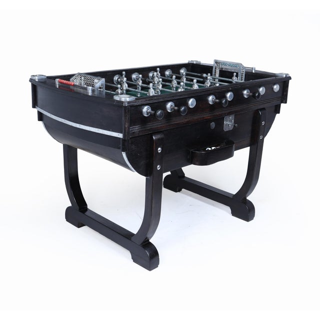 French Oak Coin-Operated Table Football Baby Foot Table, 1929 For Sale - Image 4 of 18