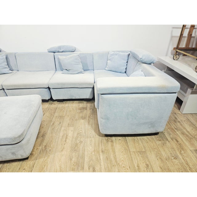 Modular Corner Sofa from Rolf Benz, 1970s, Set of 9 For Sale - Image 16 of 18