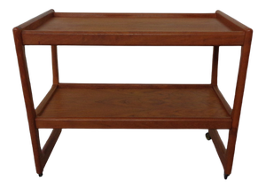Teak Bar Cart by Holger Georg Jensen for Kubus, Denmark, 1960s
