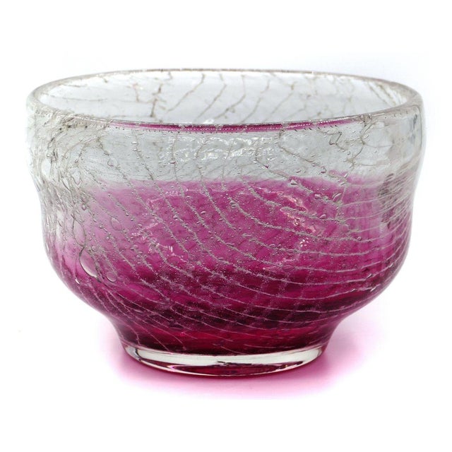 Vintage German Color-Changing Glass Bowl from WMF Ikora For Sale - Image 3 of 5