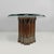 Italian Modern Wooden Coffee Table with Geometrical Base and Glass Top, 1970s For Sale - Image 6 of 18