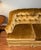 Textile Vintage Tufted Gold Velvet Sofa Couch For Sale - Image 7 of 10