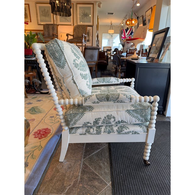 Margaret Ash Home & Highland House Bespoke Spindle Chair, Model 8055 For Sale In San Francisco - Image 6 of 12