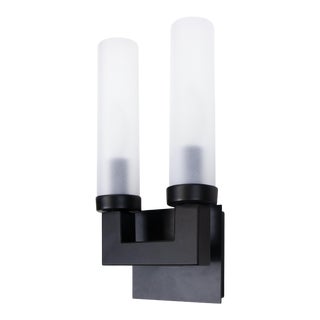 Regina Andrew Montecito Iron Outdoor Double Sconce, Black For Sale
