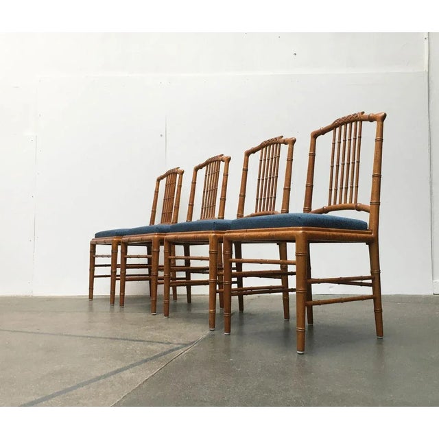 Mid-Century Italian Dining Chairs from Giorgetti, Set of 4 For Sale - Image 9 of 18