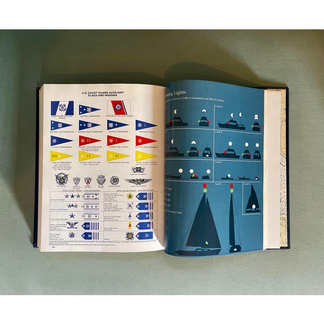 Mid 20th Century Chapman’s Piloting Hardcover Book For Sale - Image 9 of 12
