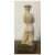 Italian Art Deco Carved Alabaster Marble Figure or Sculpture of a Man Crushing Grapes 1920 For Sale - Image 4 of 9