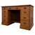 2000 - 2009 19th Century English Pine Kneehole Desk with Nine Drawers For Sale - Image 5 of 13