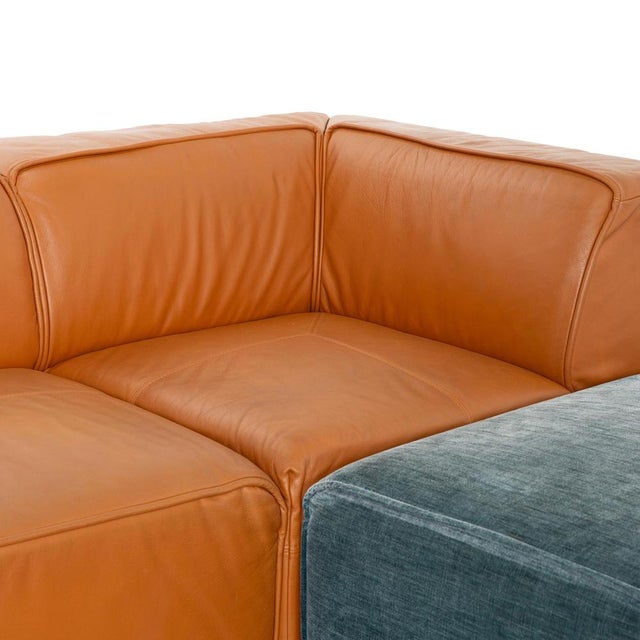 Animal Skin Carmo Corner Sofa in Leather from BoConcept For Sale - Image 7 of 18