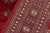 Red Tribal Bokhara Red/Beige Hand Knotted Wool Rug For Sale - Image 8 of 9