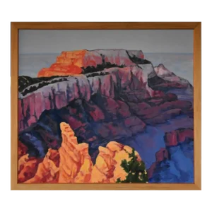 'Canyon Sunset I' Large Original Oil by Contemporary Expressionist George Brinner