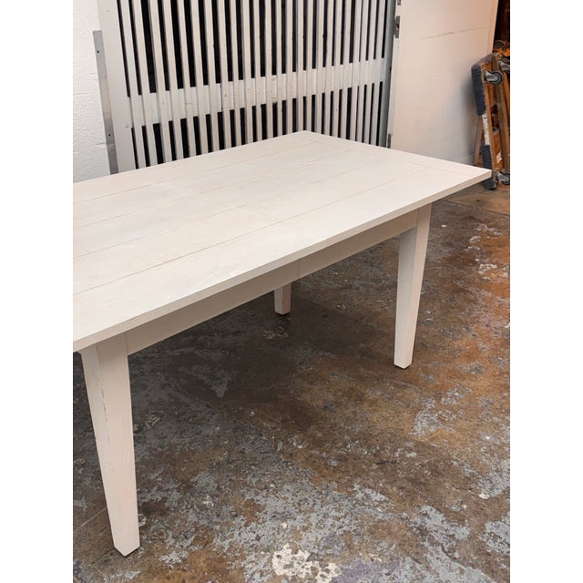 Serena & Lily Beach House Extension Dining Table in Saltwashed Oak For Sale In San Francisco - Image 6 of 12