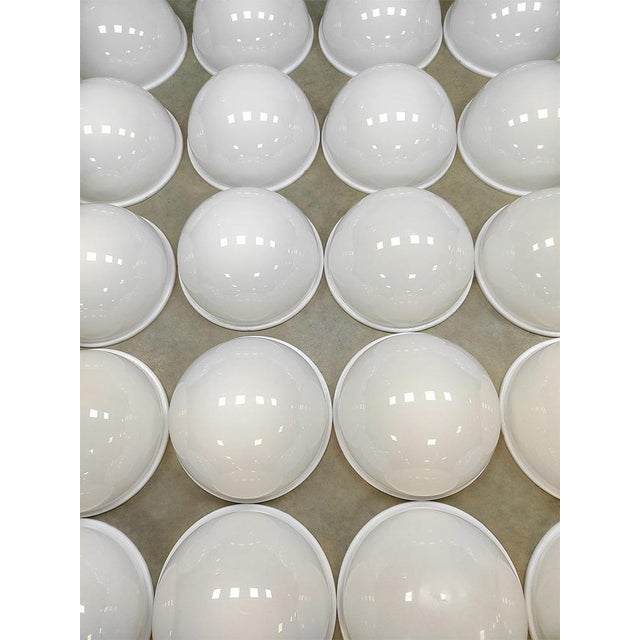 Dutch Space Age White Acrylic Wall or Ceiling Lamp from Raak, 1970s For Sale - Image 3 of 6