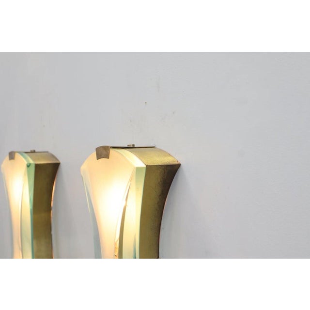 Wall Lights Model 2225 by Max Ingrand for Fontana Arte, 1950, Set of 2 For Sale - Image 9 of 18