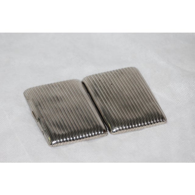 Silver Cigarette Case, 1970s For Sale - Image 4 of 10
