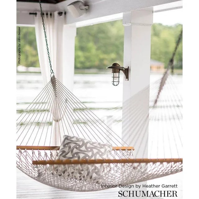 An exuberant pattern of interlocking curves, Santorini has a bold flair. The graphic geometric is printed on Acrylic...