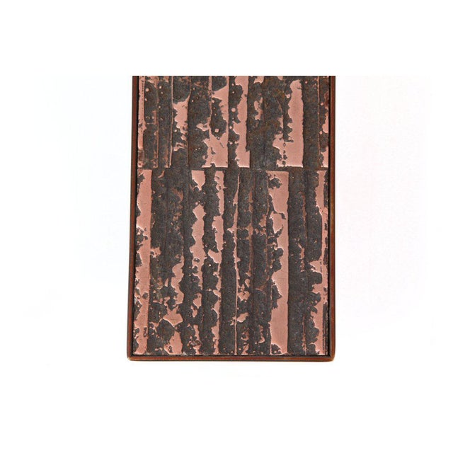 Copper and Steel Door Handles - a Pair For Sale - Image 4 of 5