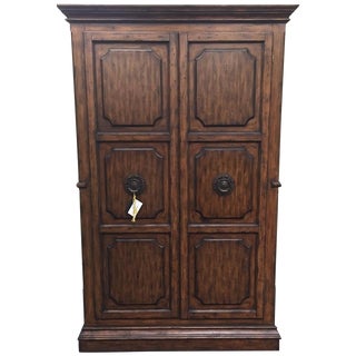 Ital Art Design Wine Armoire with Marble Table For Sale