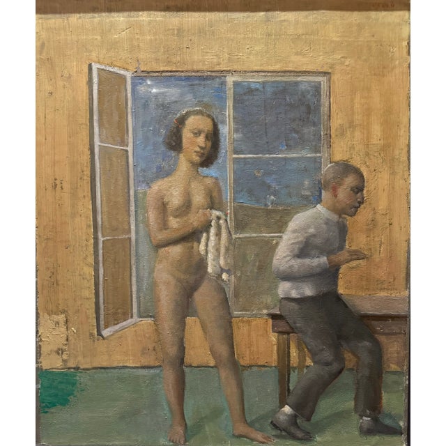 Krecu Painting Oil on Canvas For Sale - Image 4 of 6