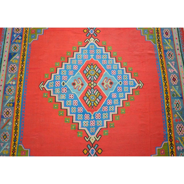 1930s Antique Oushak Rug Turkish Hand Woven Oversized Area Rug - 9′10″ × 12′10″ For Sale - Image 14 of 18