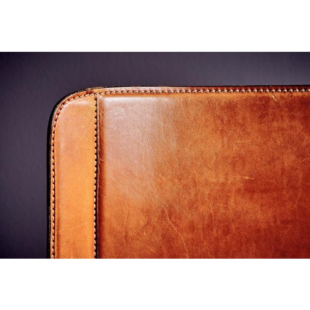 Leather Chair by Tito Agnoli for Matteo Grassi, 1980s For Sale - Image 3 of 13