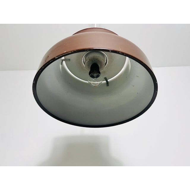 Brown Space Age Bumling Brown Pendant Lamp by Atelje Lytan, Sweden, 1970s For Sale - Image 8 of 10