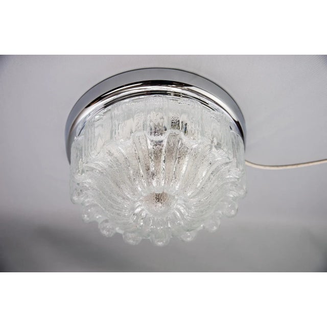 Silver Ceiling Lamp from Limburg, 1970s For Sale - Image 8 of 8