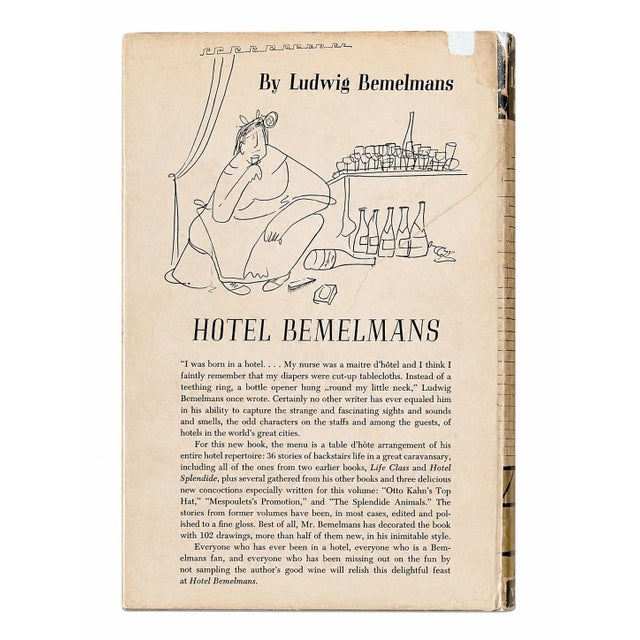 Paper Hotel Bemelmans by Ludwig Bemelmans 1946 Hardcover Book For Sale - Image 7 of 10