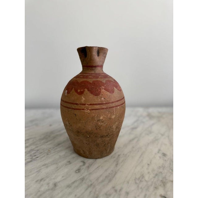 Mid 19th Century Terracotta Pignata Pot With Half Glaze For Sale - Image 4 of 6