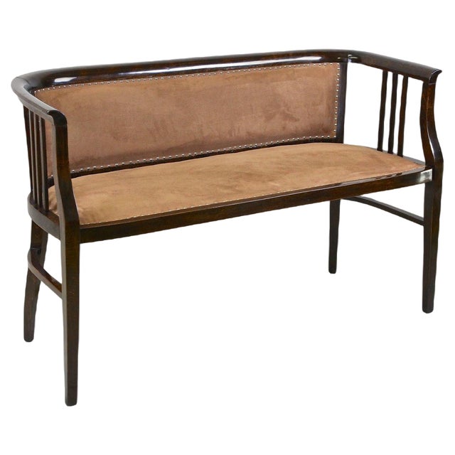 Art Nouveau Bentwood Bench, Austria, 1910 For Sale