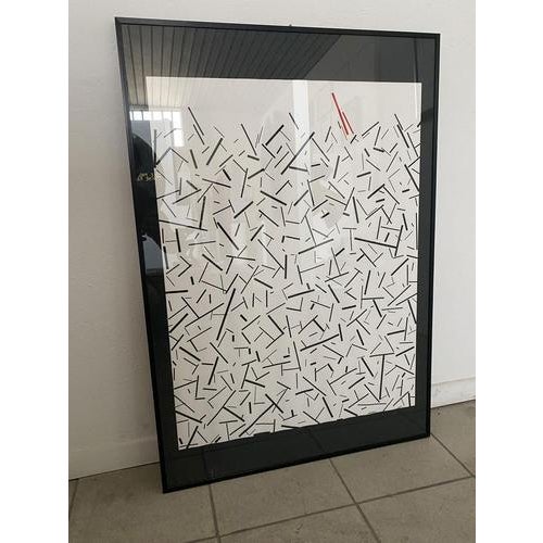 Bonetti, Postmodern Abstract Composition, 1980, Multiple Print on Paper For Sale - Image 3 of 8
