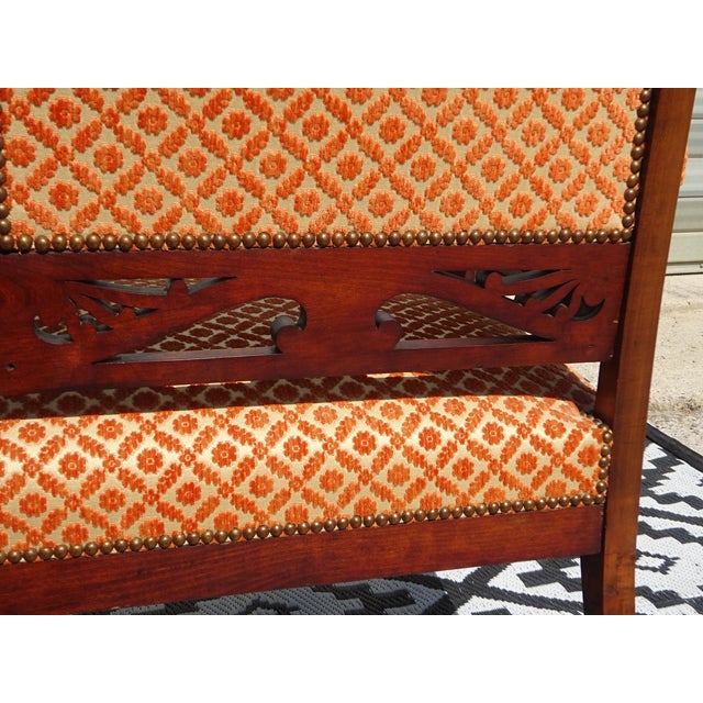 Louis XV Two-Seater Bench, 1950s For Sale - Image 15 of 18