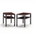 Mid-Century Modern Edward Wormley for Dunbar Mid Century Mahogany and Brass Side End Tables - Pair For Sale - Image 3 of 12